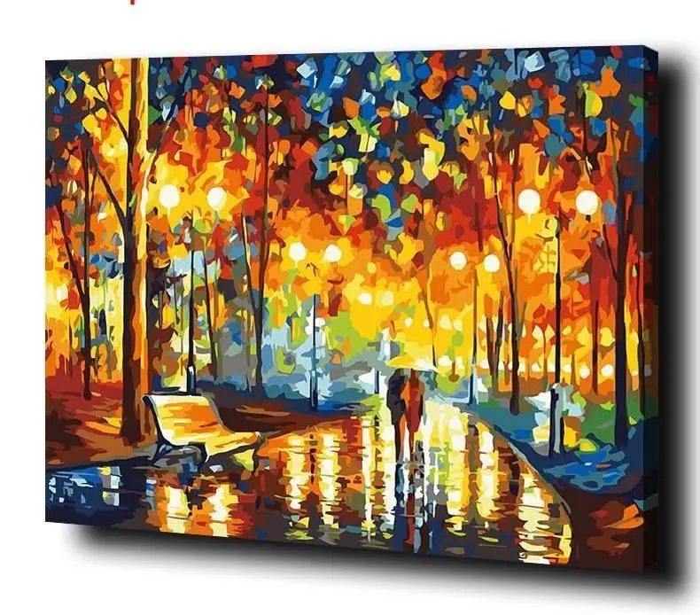 

8827 Rain Rustle by Leonid Afremov - DIY Paint By Numbers