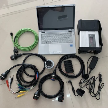 شراء كمبيوتر محمول عالي الجودة مستعمل Cf Ax2 I5 8g سوبر سبيد صغير Ssd البرمجيات المثبتة مع Sd ربط المدمجة 5 لنجوم Mb C5 Diag 5 Off Sandraoffesson