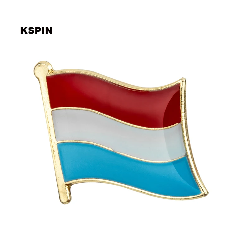 

Luxembourg flag pin lapel pin badge Brooch Icons 1PC KS-0107