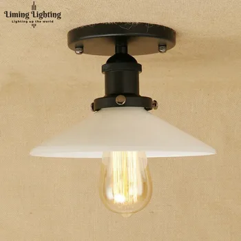 

Loft Style Edison Industrial Vintage Ceiling Lamp Antique Iron Glass LED Ceiling Light Fixtures Indoor Lighting Lamparas
