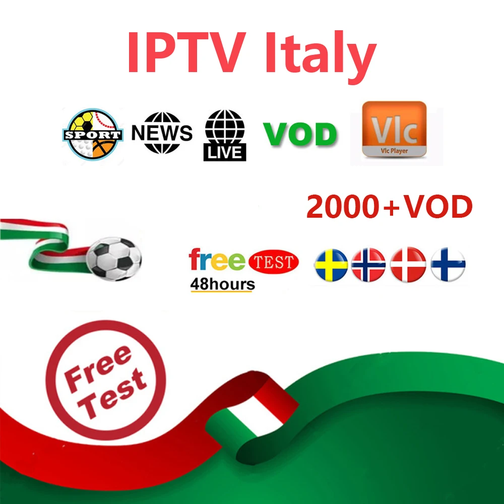 

Italy IPTV Subscription free VOD Super Italia Germany Italian Albania Turkey adult for M3U Android Enigma2 Smart TV Box