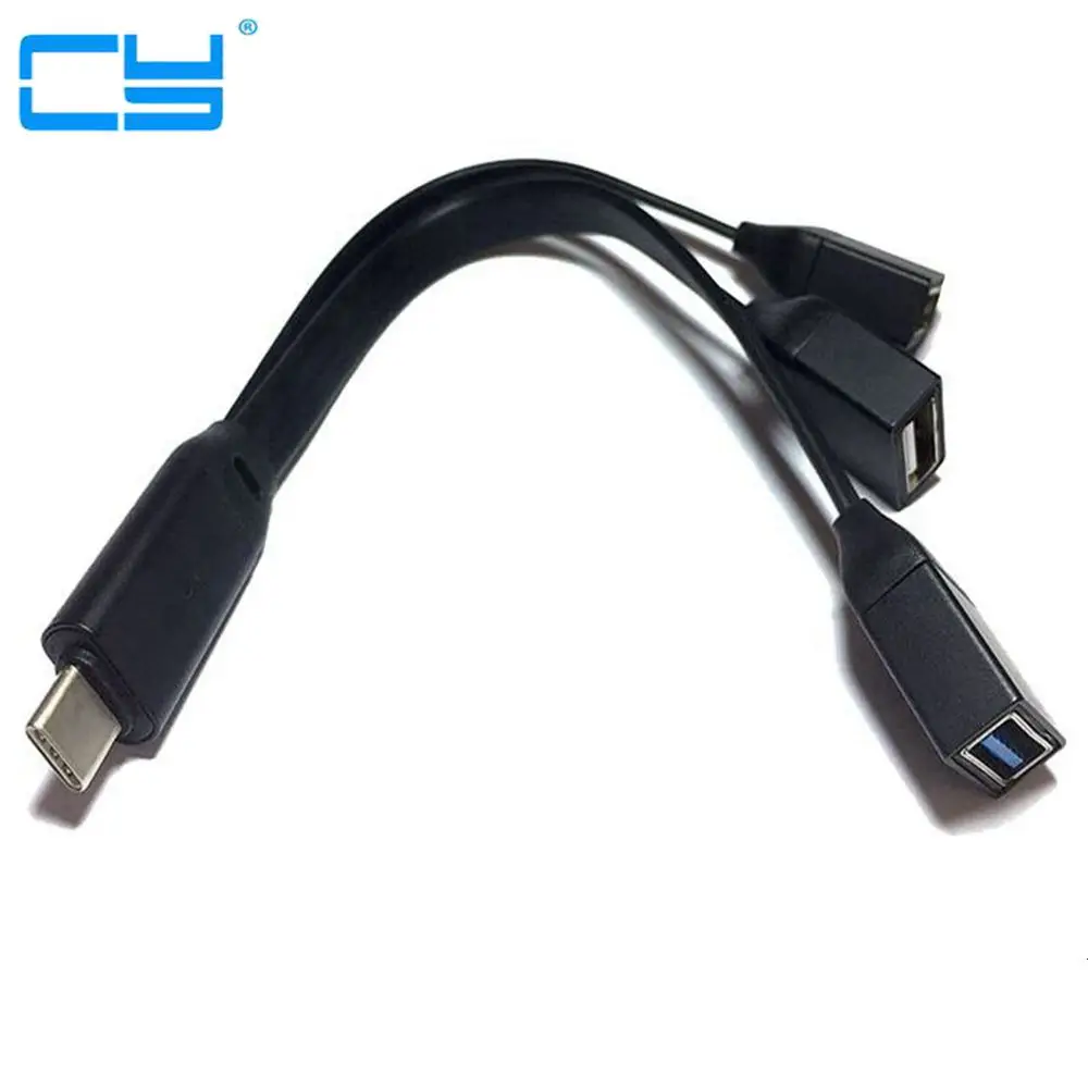 OTG USB 3.0 Type C Hub to usb хаб 3 1/3 0 Super Speed Splitter 4 в 1 для Macbook Pro Laptop Phone Use|for macbook pro|hub splitterhub |