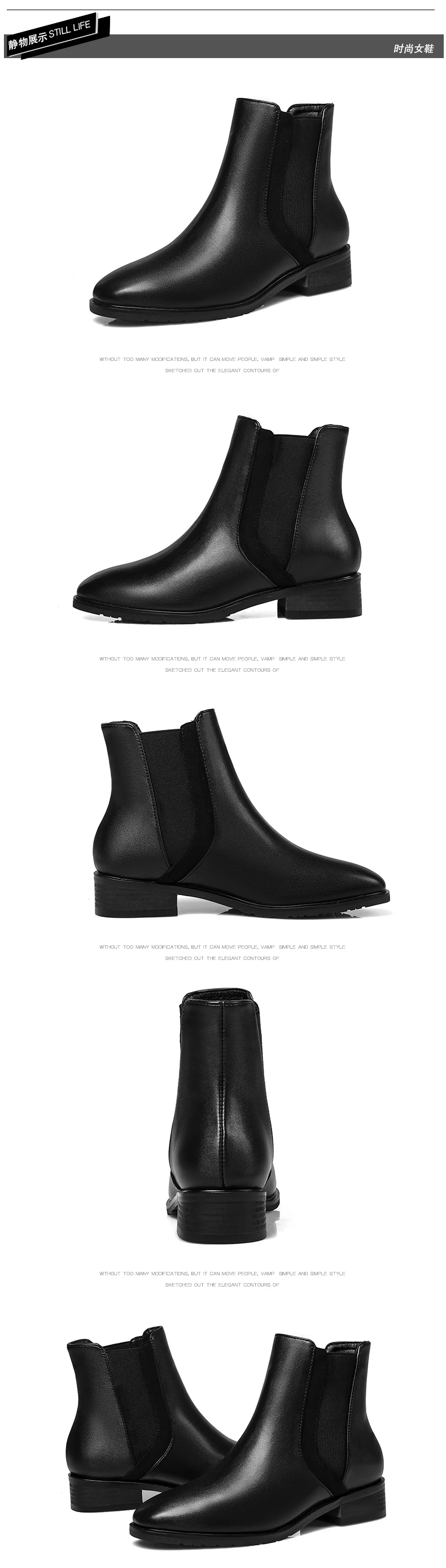 Ботинки; женские теплые ботинки «Челси»; женские зимние ботинки на плоской подошве и квадратном каблуке; Модный фирменный дизайн; высокое качество