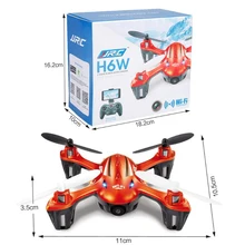 JJRC H6W Video Footage Drone with Camera 2MP Real Time Mini FPV Quadcopter One Key Return 2.4GHz 4CH 6 Axis Gyro Headless Mode