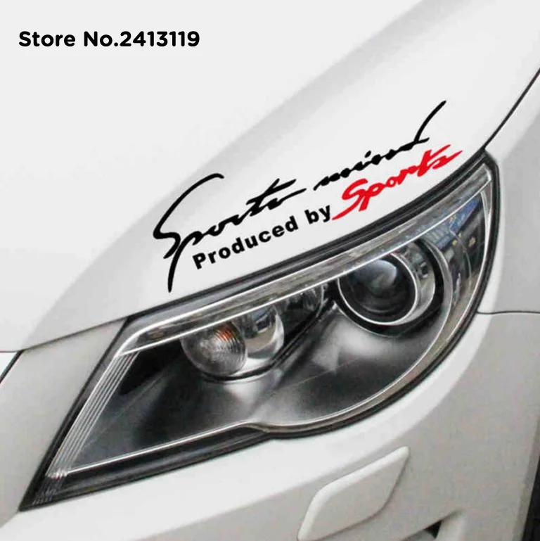 Car Stickers Reflective Lamp Eyebrow Captivating Sports Styling for
