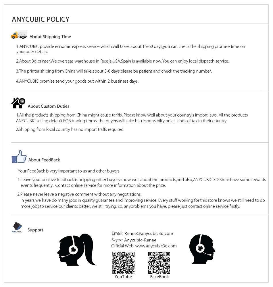 ANYCUBIC Chiron 3d принтер TFT экран ultracase Нити Экструдер обновленный крупнейший сопло размера плюс автоматический уровень 3d Принтер Комплект