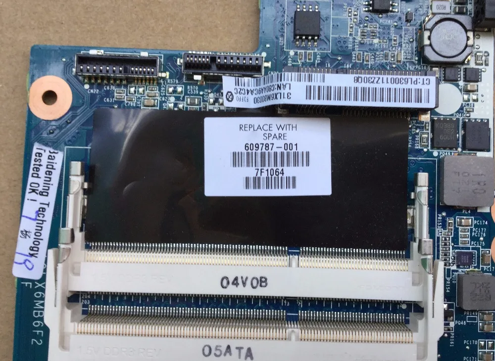 609787-001 Материнская плата для ноутбука hp pavilion DV7T DV7-4000 hm55 ATI HD5470/512 ddr3 DA0LX6MB6F2 DA0LX6MB6H1