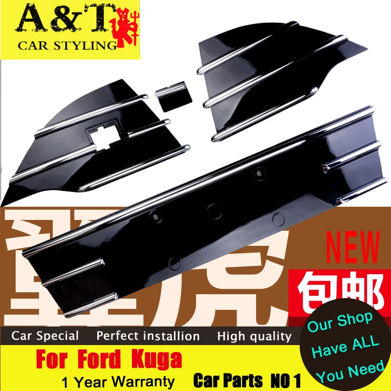 Prix pour A & T style de voiture Pour Ford Kuga Escape Grille garniture 2013-2015 Pour Kuga Grille autocollants haute version Grille bande Chrome Styling Prix pour A & T style de voiture Pour Ford Kuga Escape Grille garniture 2013-2015 Pour Kuga Grille autocollants haute version Grille bande Chrome Styling