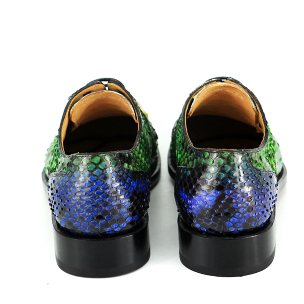 Discount Sipriks Luxury Brand Mens Real Snakeskin Dress Shoes Italian Custom Goodyear Welted Shoes Leather Sole Wedding Party Shoes 2018 3