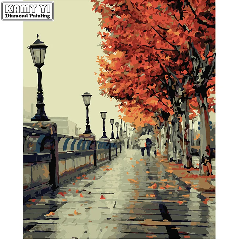 

5D Diy Diamond Painting rhinestones Home decor Diamond embroidery"Autumn love"Diamond mosaic
