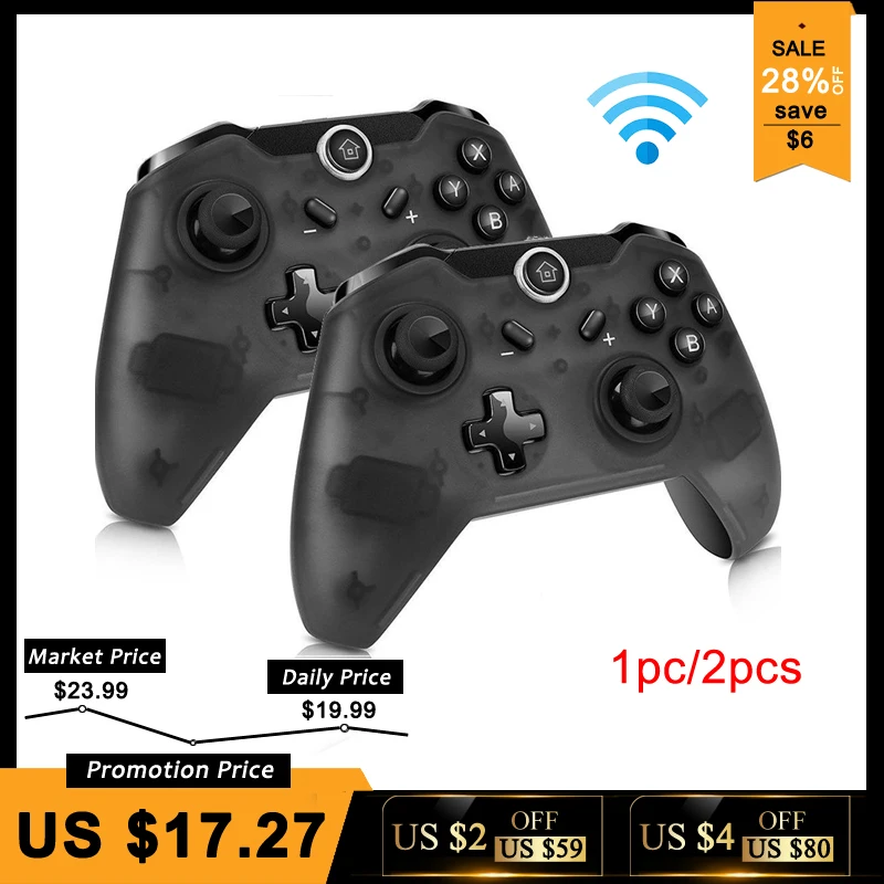 Bluetooth Wireless Pro Controller Remote Gamepad For Nintend Switch Pro Console For NS For PC Controle Joystick