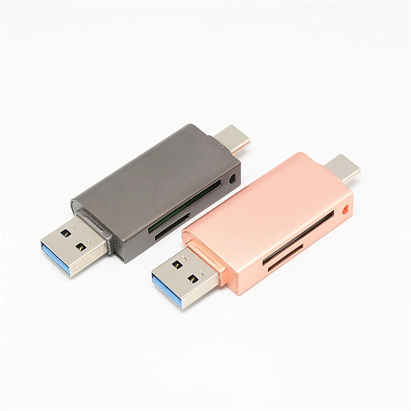 USB 3,0+ type-C+ Micro USB кард-ридер SD TF карта OTG адаптер мобильный телефон USB C кард-ридер для телефона компьютер