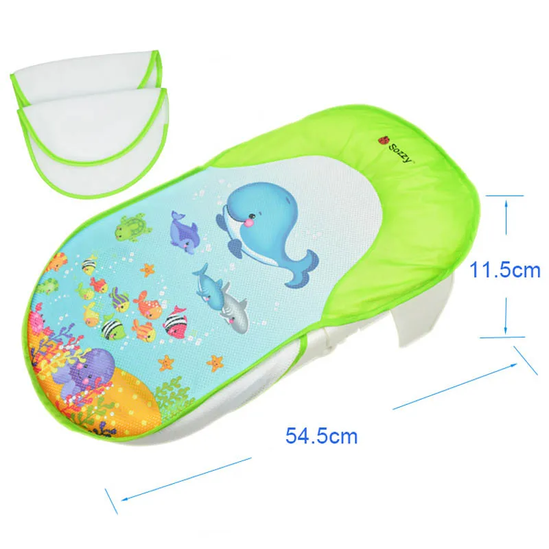 

Sozzy Foldable Newborn Bath Tub/Bed/Pad Kids Shower Net Baths Chair/Shelf Infant Bathtub Support For 0-12 Months Baby M0