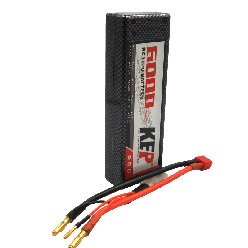 Высококачественный 1 шт. 2 3 RC Lipo аккумулятор 2S 7 4 в 6000 мач 35C твердый чехол