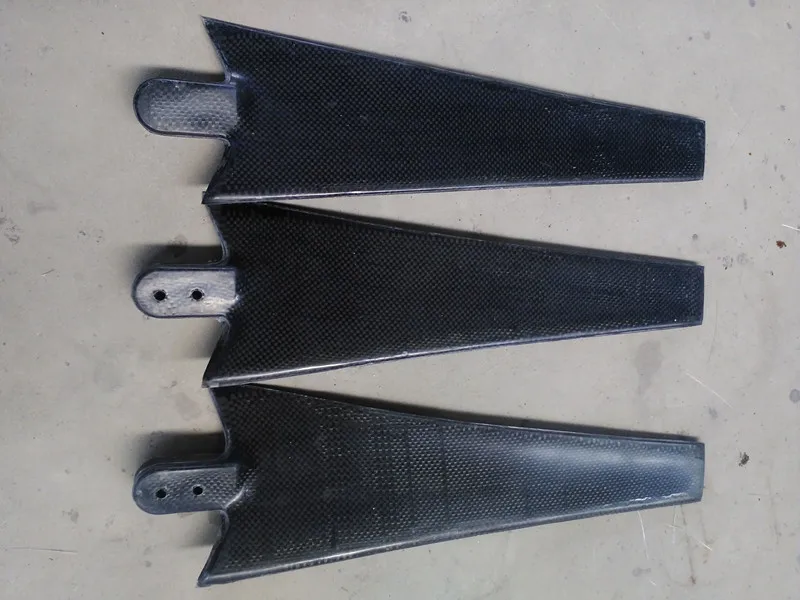Military aviation materials 3pcs/lot Carbon fiber blades Wind Turbine Blades 40cm 300W 200W Wind