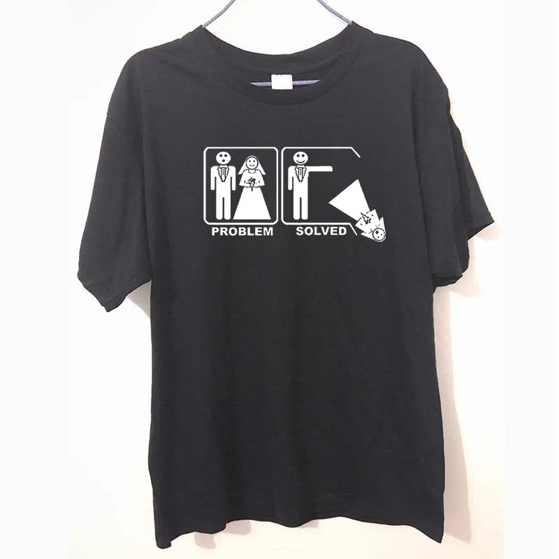 Téléchargement gratuit Images Drole Probleme Resolu Marie Divorce Mariage T Shirt T Shirt Blague actualisé salutations