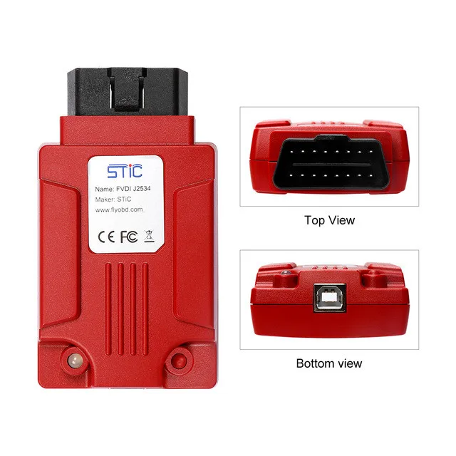 

FVDI J2534 for Ford/ Mazda Support Online Module Programming Software Installed Support SAE J1850 Module Programming with ELM327