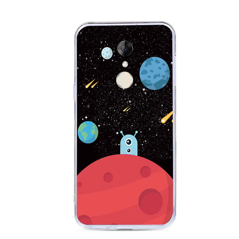 J&R Drawing Phone Case For Alcatel 3L Silicone Soft TPU Back Cover For Alcatel 3L 5034D Cartoon Animals Flower Protective Cases