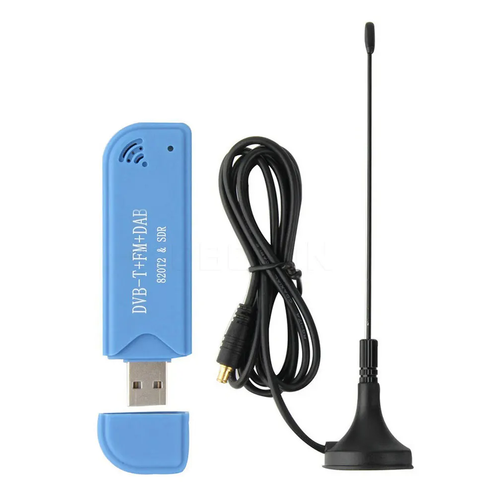 Kebidumei USB 2,0 программное обеспечение радио DVB-T RTL2832U+ R820T2 SDR цифровой ТВ вставляемый приемник