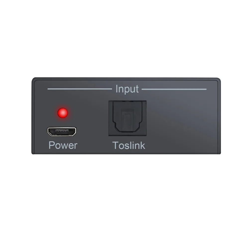 Цифровой оптический сплиттер Toslink Proster из алюминиевого сплава 1x3 SPDIF 3 выхода