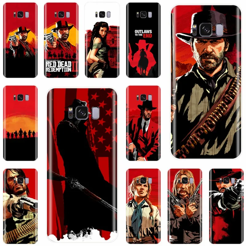 Hot Red Dead Redemption 2 Cover Soft Silicone TPU Phone Case For
