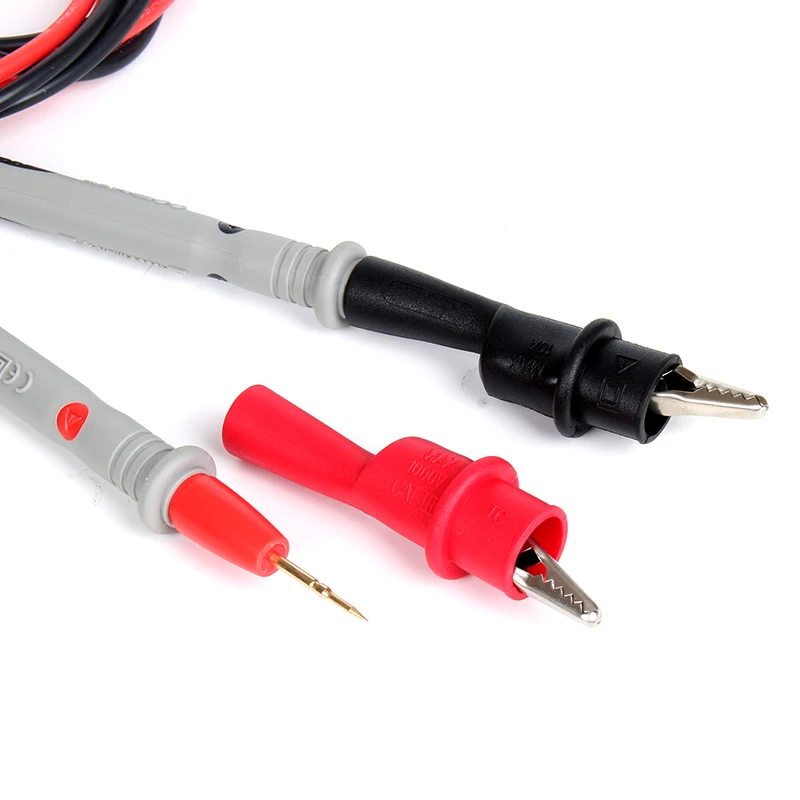 10 PCS Test Lead Kit Probe Wire Pen Clamp Alligator Clip Multimeter Meter
