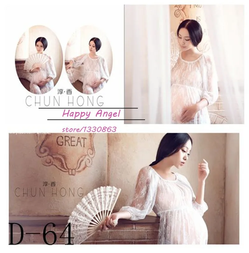 Фотография реквизит длинное платье для беременных женщин беременность Белый Элегантный Мода фотосессия Baby Shower