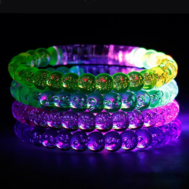 New Design Flash Light Led Bracelet Acrylic Bracelets For Party New Design Flash Light Led Bracelet Acrylic Bracelets For Party Bar Concert Colors Random
