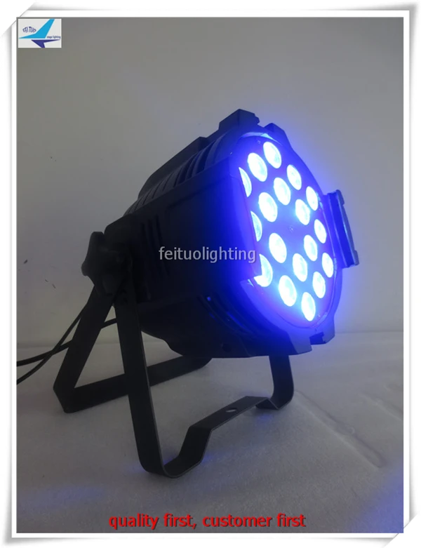 

T-4 pieces Free shipping china hot sales dj lighting led par rgbw 4in1 color changing par led 18x10
