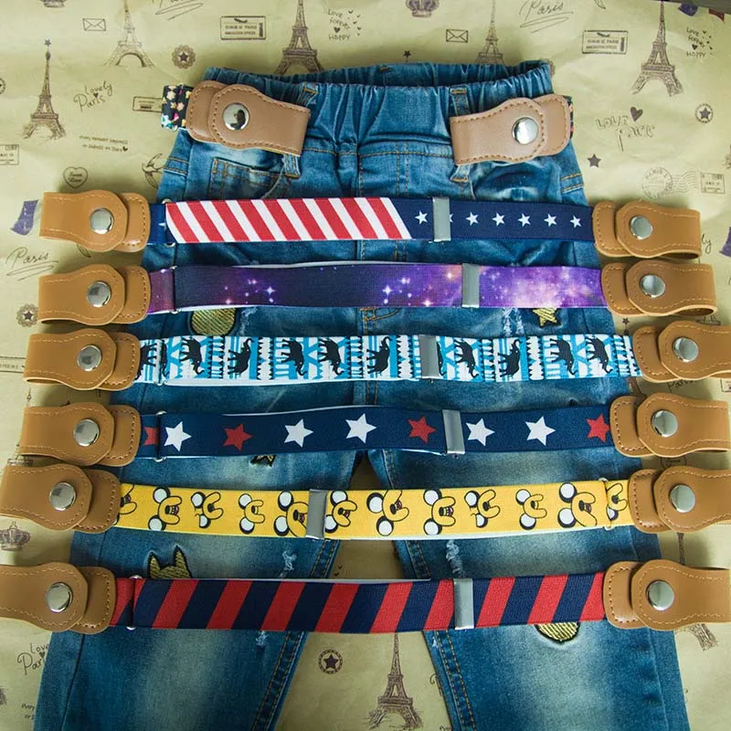 

Kids belt elastic belt no buckle stretch canvas belt for boys gesp vrije stretch riem ceinture enfant buckle free belt 2019