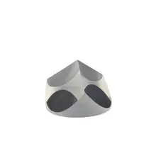 1PCS64mm диаметр угловой куб призма, 48 мм высота трехгранный Retroreflector, 5 дуговых секций