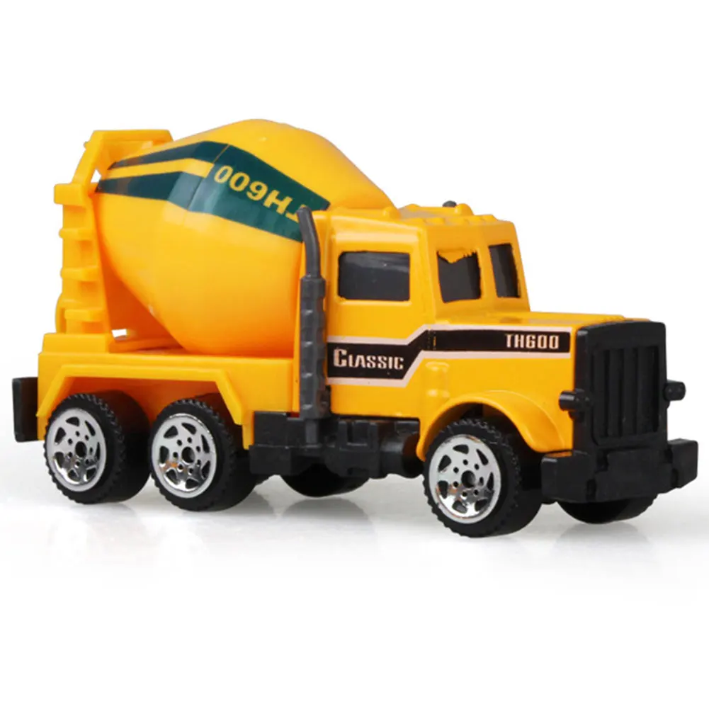 1: 64 среднего размера имитация инерции многотипных инженерных автомобилей детский экскаватор модели игрушечных автомобилей для мальчиков - Цвет: Mixer trucks