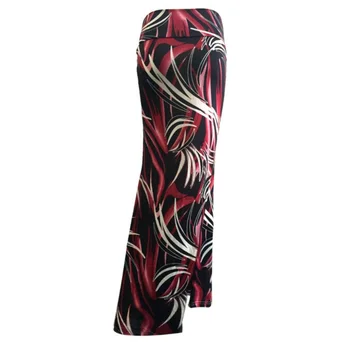 

2019 Spring And Summer New Arrival Fashion Multicolored Print High Waist Maxi Skirt Long Skirt in wonderful cutting