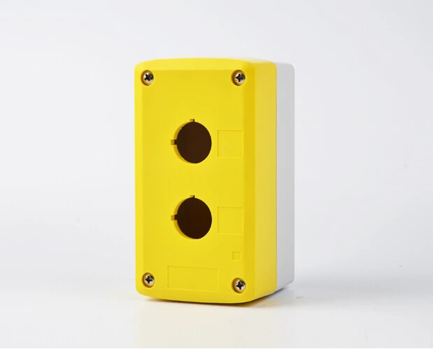 

130*70*65 Emergency push button switch box, stop switch box, indicator light box 2hole