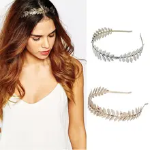 European Greek Goddess Headband Metallic Gold Silver Leaves Branch Crown Hair Band Wedding Bridal Tiara Shimmer Hair Accessories European Greek Goddess Headband Metallic Gold Silver Leaves Branch Crown Hair Band Wedding Bridal Tiara Shimmer Hair Accessories