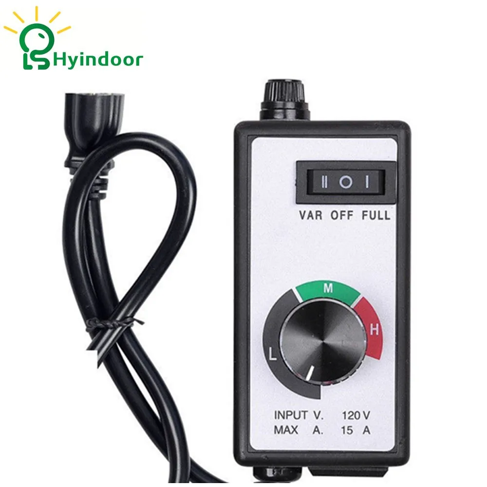 Power Tools Variable Blower Speed Fan Controller 120V/230V Hydroponics Air Inline Fan Speedster