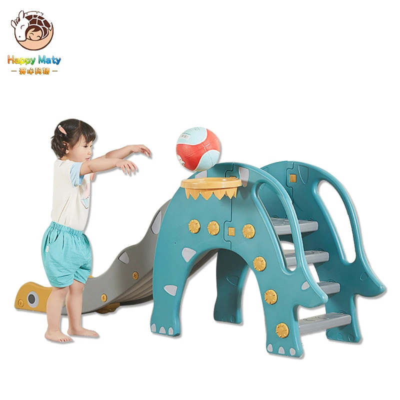 

Happymaty Children's Indoor Slides Thickened Small Slides Home Multi-function Baby Slide Shooting Combination Toy