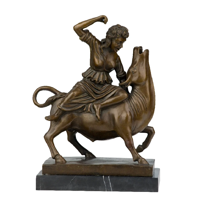 ArtsHom DS-027 знаменитые Europa and Bull OX бронзовые статуи скульптура древнегреческий Бог и