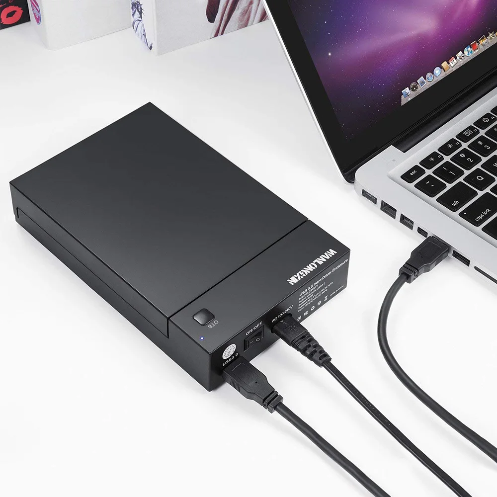 Usb 3,0 2," 3,5" Sata жесткий диск Внешний корпус Ssd Hdd чехол для диска поддержка Uasp 8 ТБ диски Otb One Touch Резервное копирование