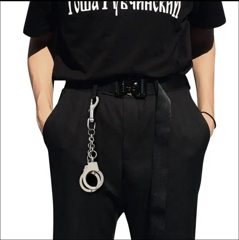 

Punk Hip-pop Metal Men's woman Simple Key chains Holder Keyring Keychain Pant Chain Keyfob For Car Accessories Party Gift Jewelr