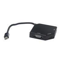 High quality 3 in 1 Mini DP to HDMI /DVI /VGA Displayport Adapter converter cable for MacBook YKS for banana pi for orange pi