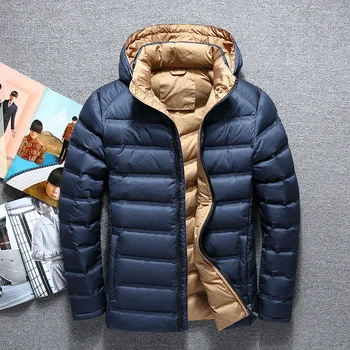 

Hot Sale New Fashion Winter 90% White Duck Down Jackets Men Brand Clothing Men Fashion Winter Warm Coats Outerwear Warm Parka