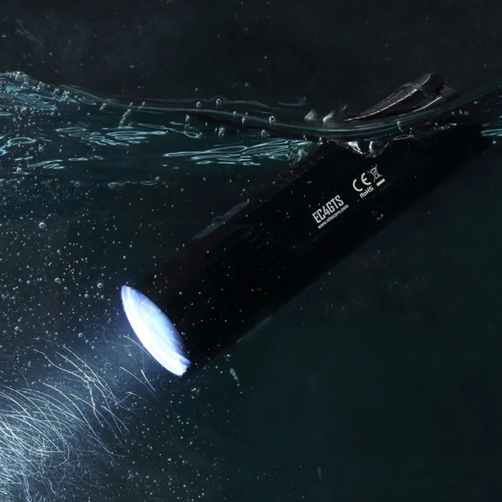 NITECORE EC4GTS 1800 люменов 396 метров высокопроизводительный пылающий фонарь для