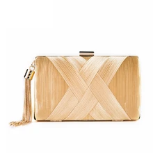 Женская кисточкой Свадебный клатч сумка вечерняя кошелек свадебные сумки