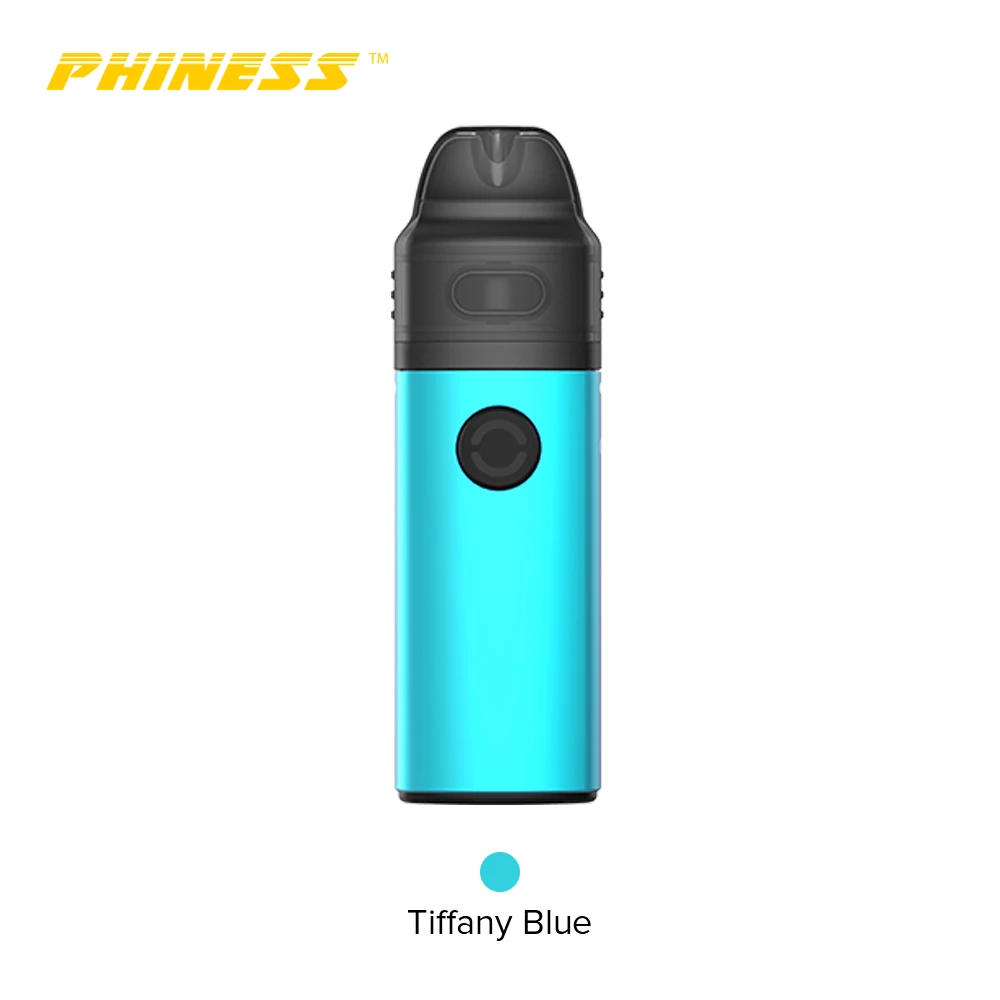 Комплект концентратора Phiness с аккумулятором емкостью 950 мА · ч, электронная сигарета 3,5 мл с картриджем - Цвет: Tiffany Blue