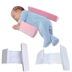 100% хлопок спальная одежда для новорождённых малышей Подушка Регулируемая Поддержка удерживающие подушки для младенческого сна