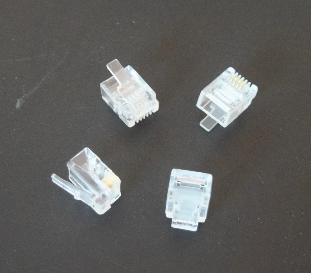 

25Pcs Gold plated Net Network Modular Plug Cat5 Connector New Drop ship