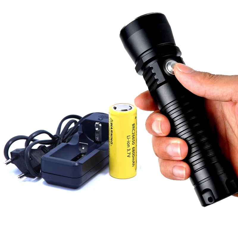  2016 New DV14 XM-L2 2000lm Diving Flashlight Underwater LED Diving Flashlights Lamp Dive Torch Ligh - 32637584392