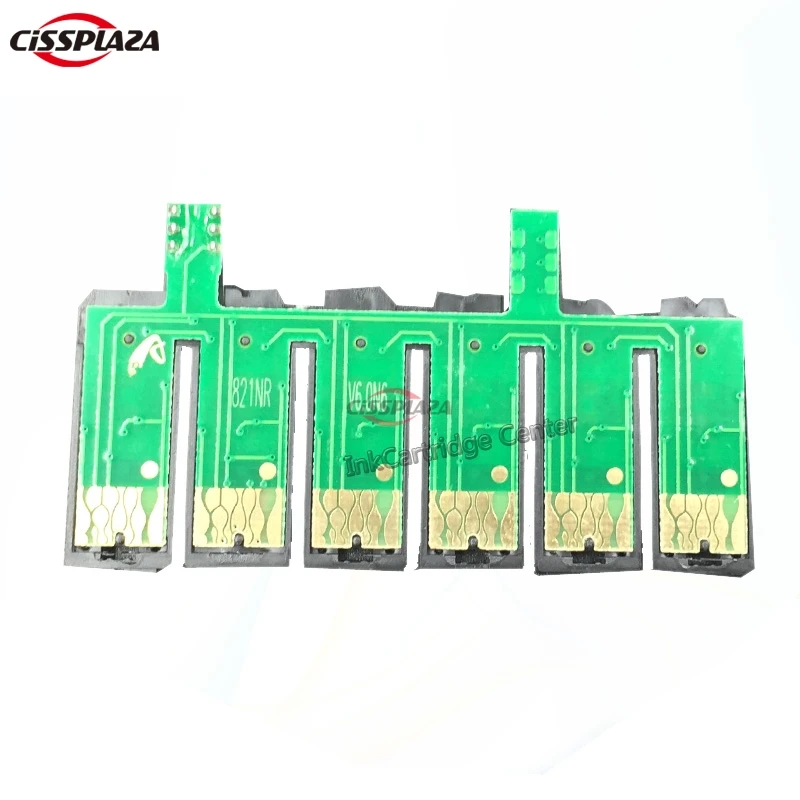 Чипы CISSPLAZA 82N T0821 ARC чип для СНПЧ совместимые с epson R270 R390 RX590 TX700W TX800W T50 TX720 TX700 TX800 RX610 T59