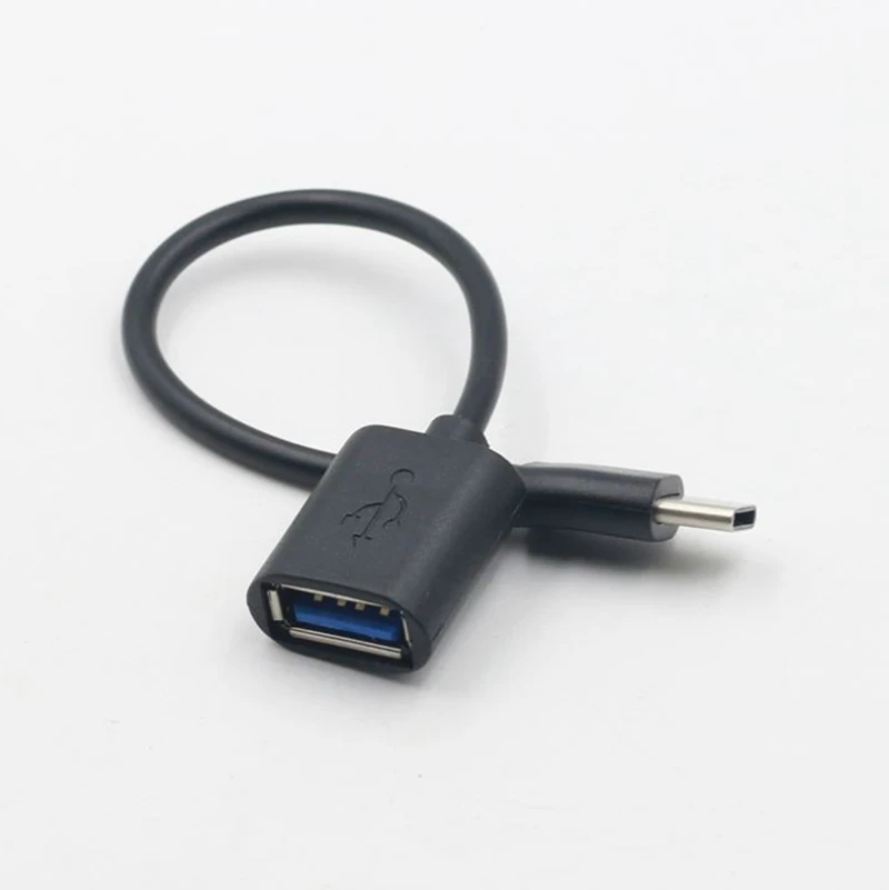 3,1 шт. Тип C OTG адаптер Кабели USB 3,0 Тип C штекер USB 100 A Женский OTG кабель для передачи данных адаптер 16 см длина